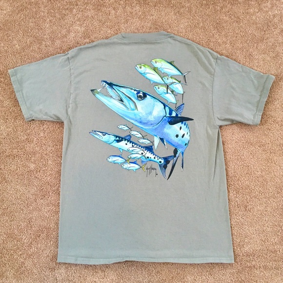 T-shirt Guy Harvey Homme 3XL - Bleu Estate, Thon, Manches Courtes - Neuf Avec étiquette